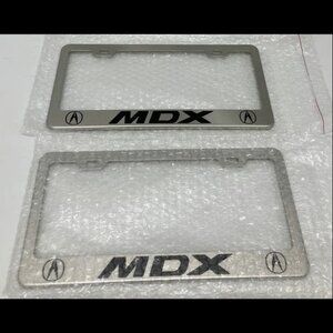 2PC Acura MDX Chrome License Plate Frame